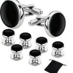 men's tuxedo studs and cufflinks set