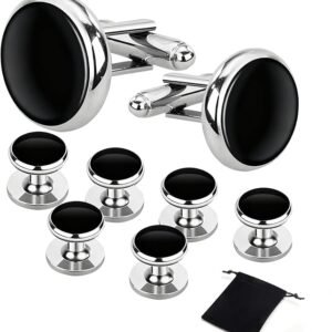 Home men's tuxedo studs and cufflinks set